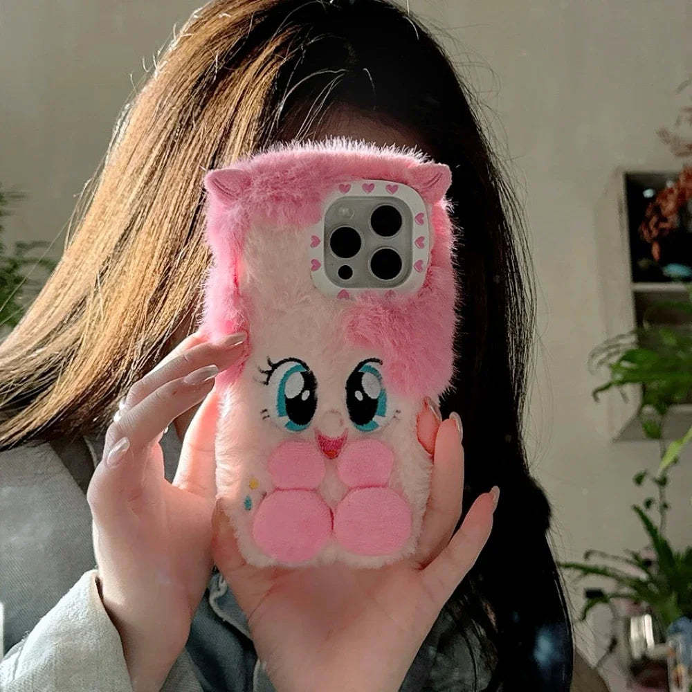 Sweet Pink Plush Phone Case
