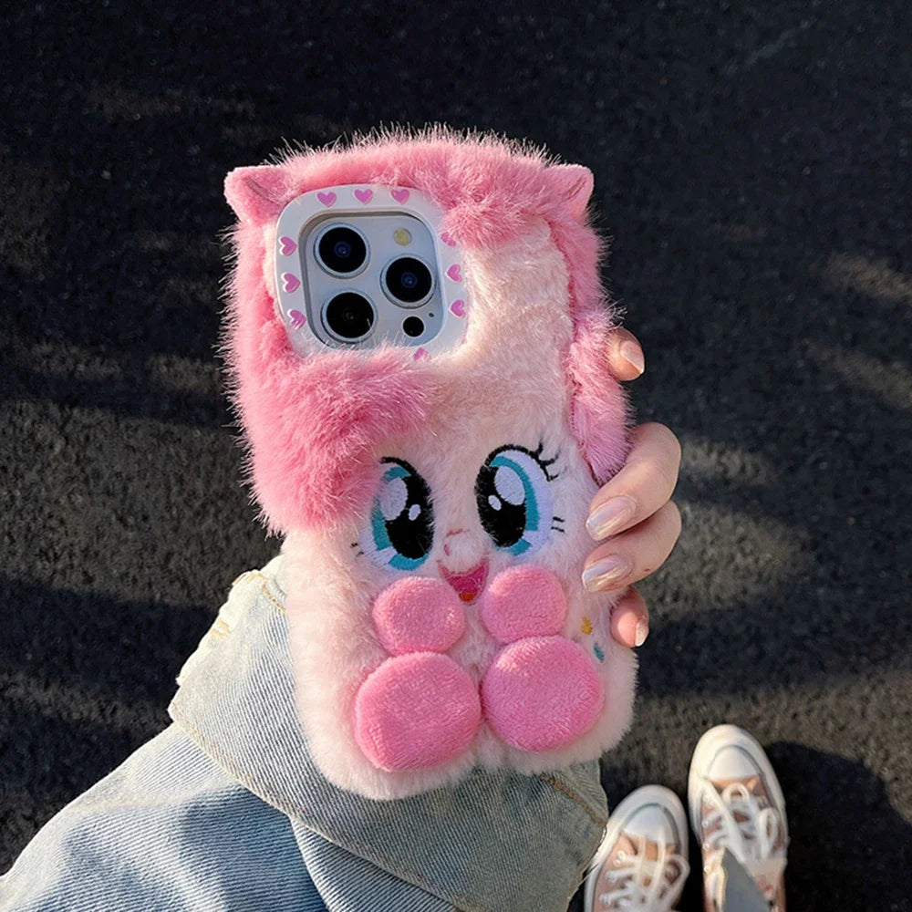 Sweet Pink Plush Phone Case