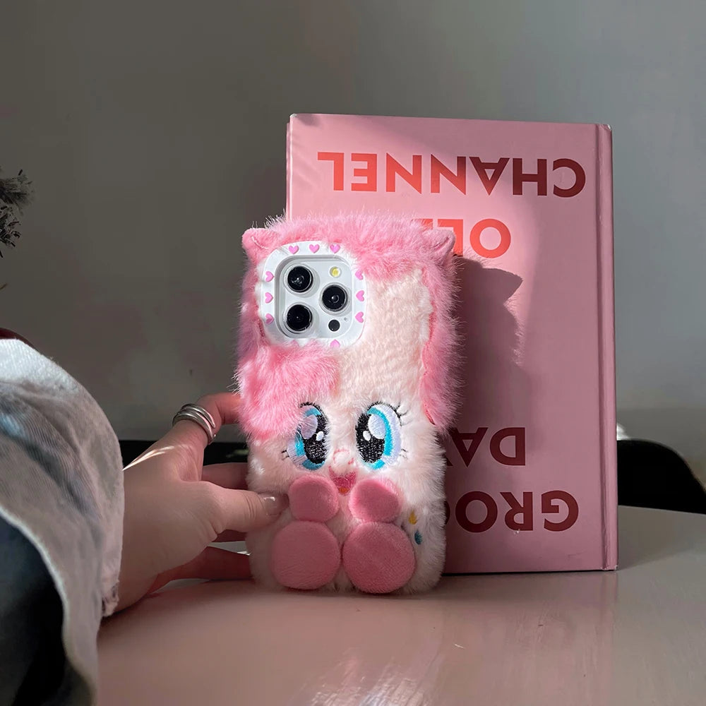 Sweet Pink Plush Phone Case