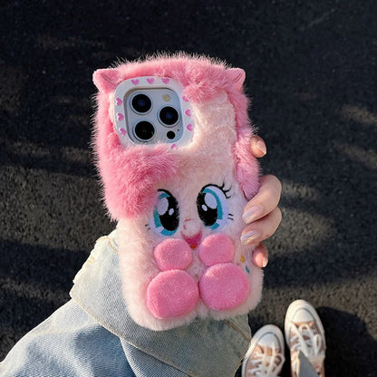 Sweet Pink Plush Phone Case