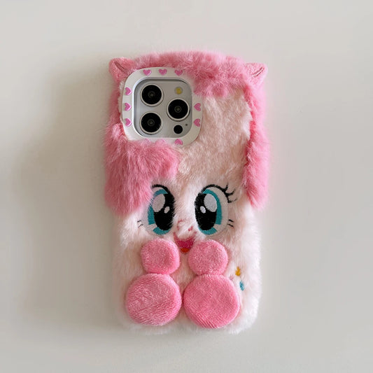 Sweet Pink Plush Phone Case